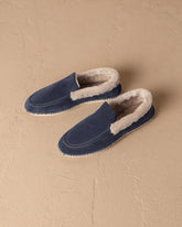Suede With Faux Fur Loafers Espadrilles |