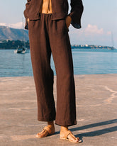 Linen Gauze Girona Trousers - Women’s Clothing | 