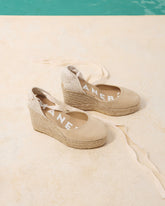 Soft Suede Wedge Espadrilles |