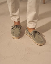 Suede Boat-Shoes Espadrilles |