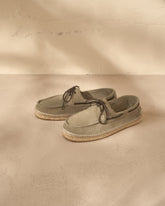 Suede Boat-Shoes Espadrilles |