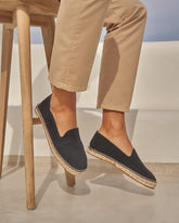 Espadrillas in Pelle Scamosciata |