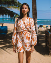 Printed Linen Caracas Dress |