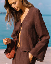 Linen Gauze Santander Top |