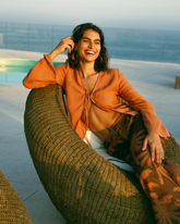 Linen Gauze Santander Top |