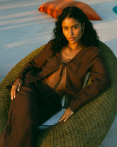 Linen Gauze Santander Top |