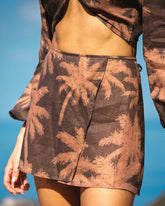 Printed Linen Posadas Skirt | 
