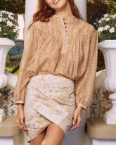 Cotton-Silk Voile Baja Shirt |