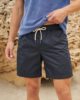 Solid Color Swim Shorts |