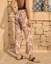 Printed Linen Belem Trousers |