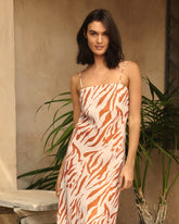 Printed Linen Cuzco Dress |