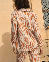 Printed Linen Natal Shirt |