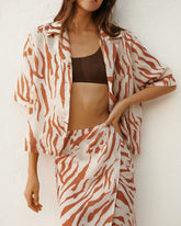 Printed Linen Cumana Shirt |