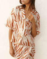 Printed Linen Cumana Shirt |