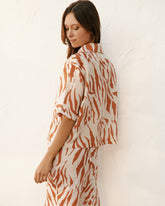 Printed Linen Cumana Shirt |