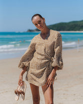 Printed Linen Biarritz Dress |