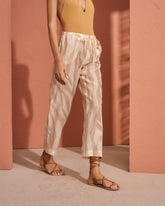 Printed Silk Cotton Voile<br />Belem Trousers |