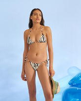 Front Tie Triangle Bikini |