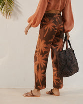 Printed Linen Belem Trousers |