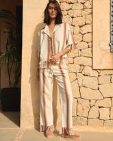 Cotton-Silk Blend Belem Trousers - New Arrivals Women | 