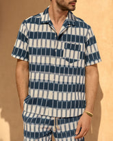 Dyed Cotton Havana Camp-Collar Shirt |