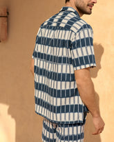 Dyed Cotton Havana Camp-Collar Shirt |