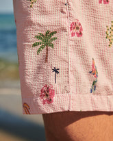 Costume in Misto Nylon-Cotone Stampato |