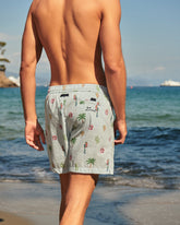 Costume in Misto Nylon-Cotone Stampato |