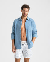 Printed Nylon Swim Shorts |