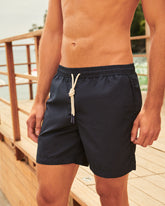 Stone Washed Nylon Swim Shorts |