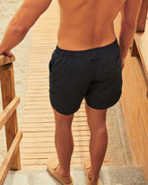 Stone Washed Nylon Swim Shorts |