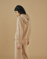 Maglione con cappuccio in Cashmere Pacifico |