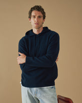 Maglia in Cachemire con cappuccio Marlin |