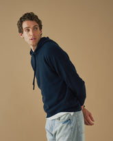 Maglia in Cachemire con cappuccio Marlin |