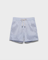 Recycled Polyester And Linen Blend Swim Shorts |