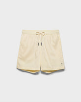 Recycled Polyester And Linen Blend Swim Shorts |