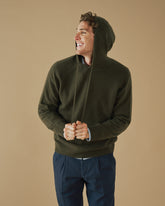 Maglia in Cashmere con cappuccio Marlin |