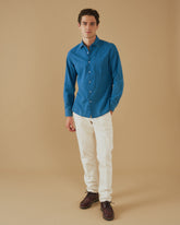 Cotton Seersucker Panama Shirt |