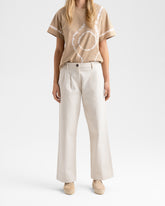 Pantaloni Sevilla in Twill di Cotone Grezzo |