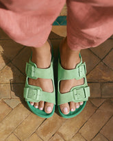 Sandali Nordic in Pelle Scamosciata |