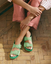 Sandali Nordic in Pelle Scamosciata |