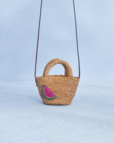 Raffia and Leather Summer Bag Mini |