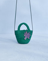Raffia and Leather Summer Bag Mini |