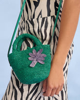 Raffia and Leather Summer Bag Mini |
