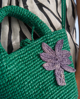 Raffia and Leather Summer Bag Mini |