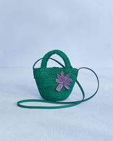 Raffia and Leather Summer Bag Mini |