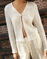 Linen Gauze Santander Top |