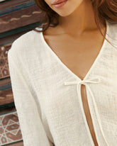 Linen Gauze Santander Top |
