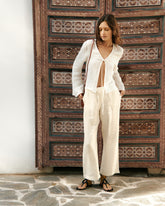 Linen Gauze Santander Top |