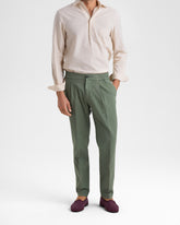 Pantaloni Portofino in Gabardina di Cotone |